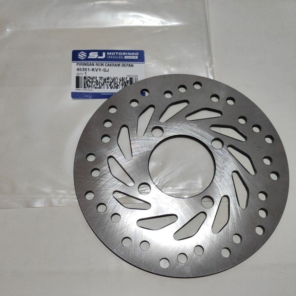 SJ PIRINGAN DISC DEPAN BEAT KVY [3,5MM] /SPACY /VARIO /BEAT FI /DISC BRAKE ORIGINAL
