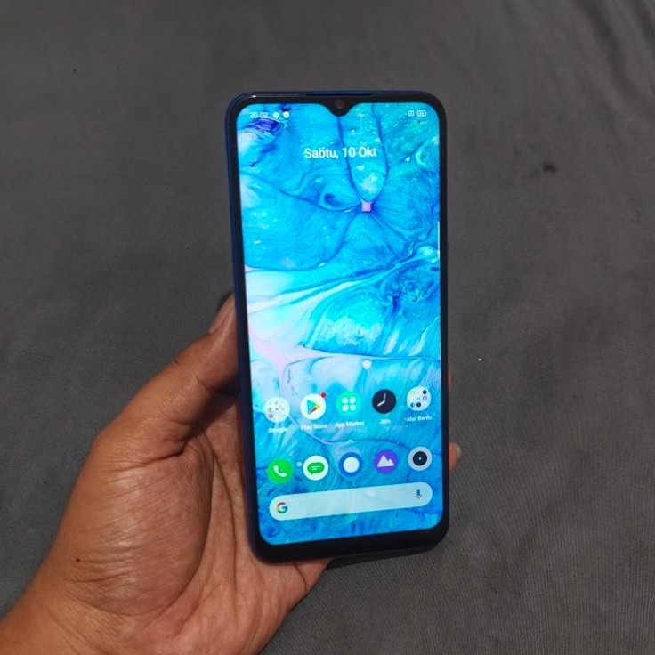 realme 5 ram 3gb 64gb normal smua garansi resmi hp bekas murah bagus