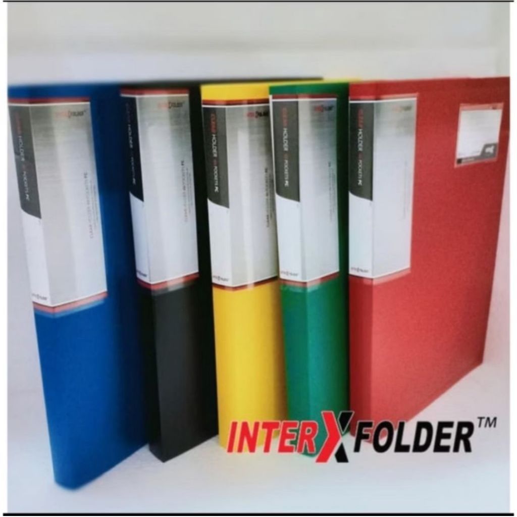Clear Holder Folio F4 100 Lembar Inter x Display album + Cover Book