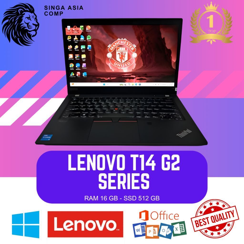 Laptop Lenovo Thinkpad T14 G2 core i5gen11 / i7gen11