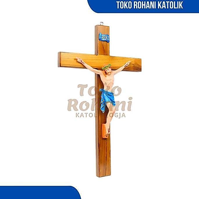 DOVEGIRL SALIB DINDING KATOLIK 60 CM / SALIB GANTUNG BESAR / SALIB DINDING BESAR / SALIB JUMBO