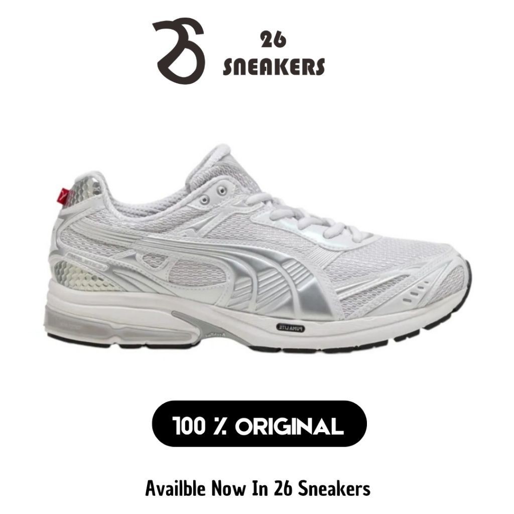 Puma homura og+ unisex running shoes - puma white/ash gray Original
