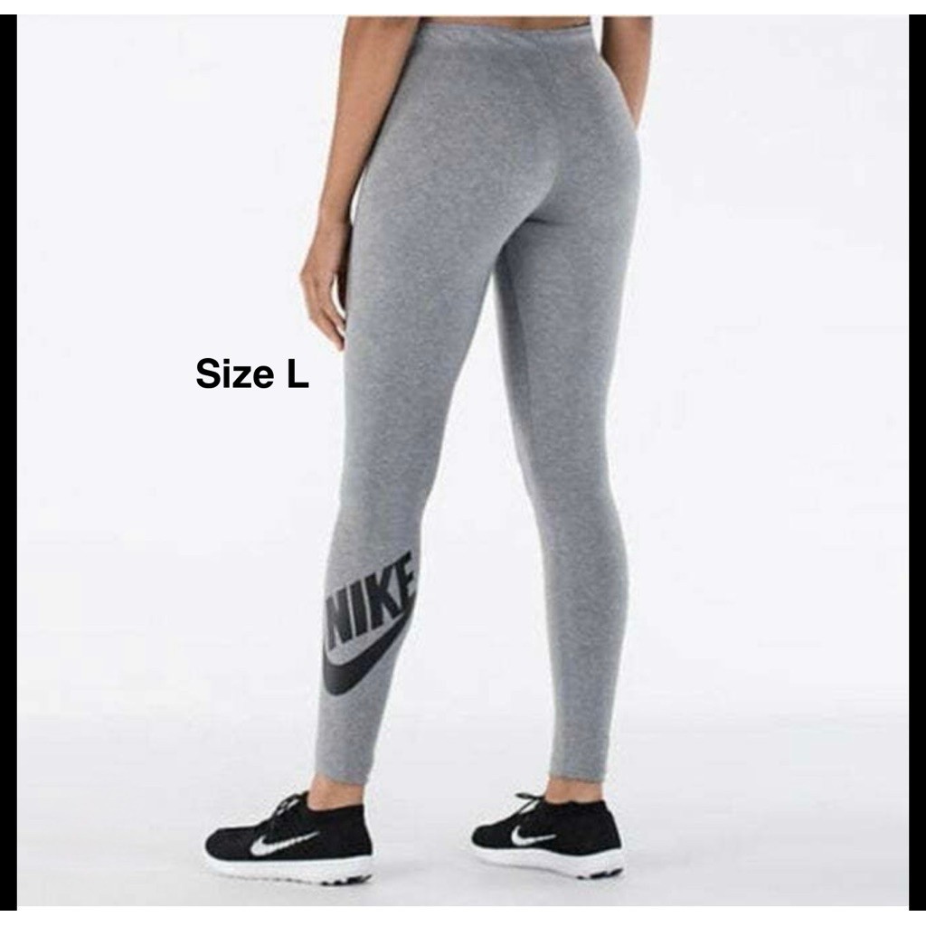 preloved branded original NIKE Legging grey size L