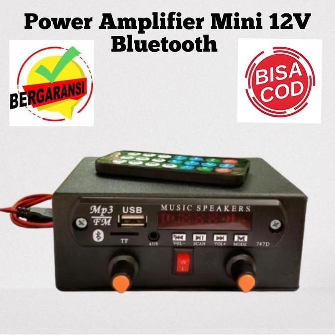 Citra_Seler556 - Amplifier Mini Power Ampli 12 Volt Bluetooth Class D Tpa 3110
