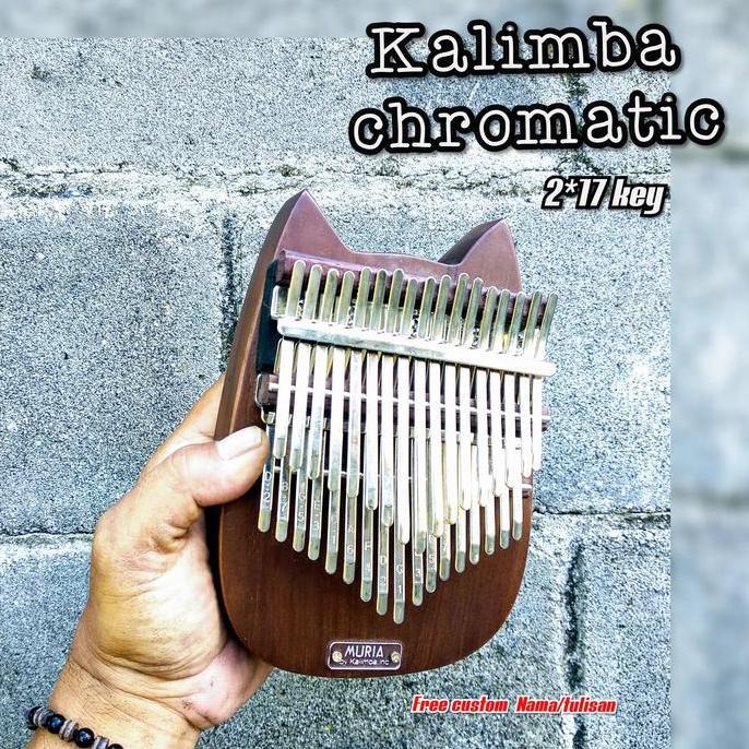 garinesa_godaa - kalimba 34 keys chromatic ,kalimba double layer/row,kalimba kromatik