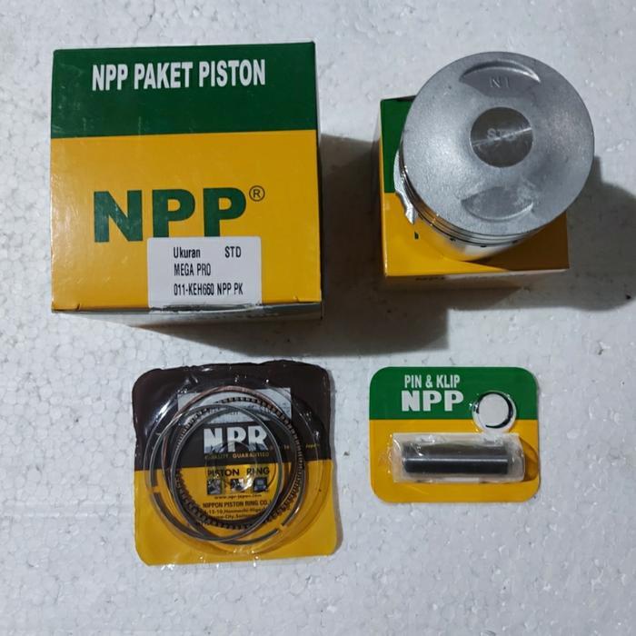 PISTON SEHER KIT RING SEHER NPP HONDA MEGAPRO OS OVERSIZE 0 STANDAR