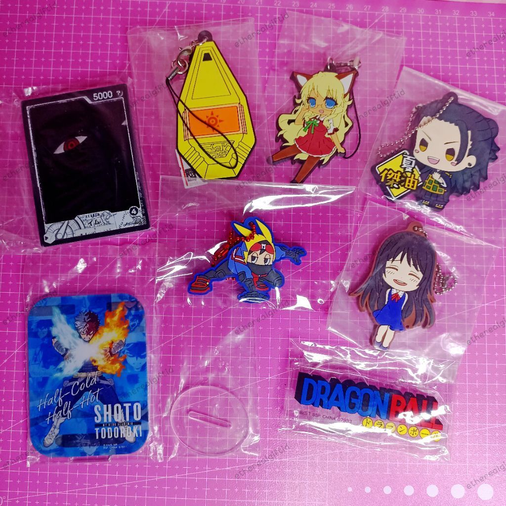Ganci Strap Phone Standee Anime Official Keychain