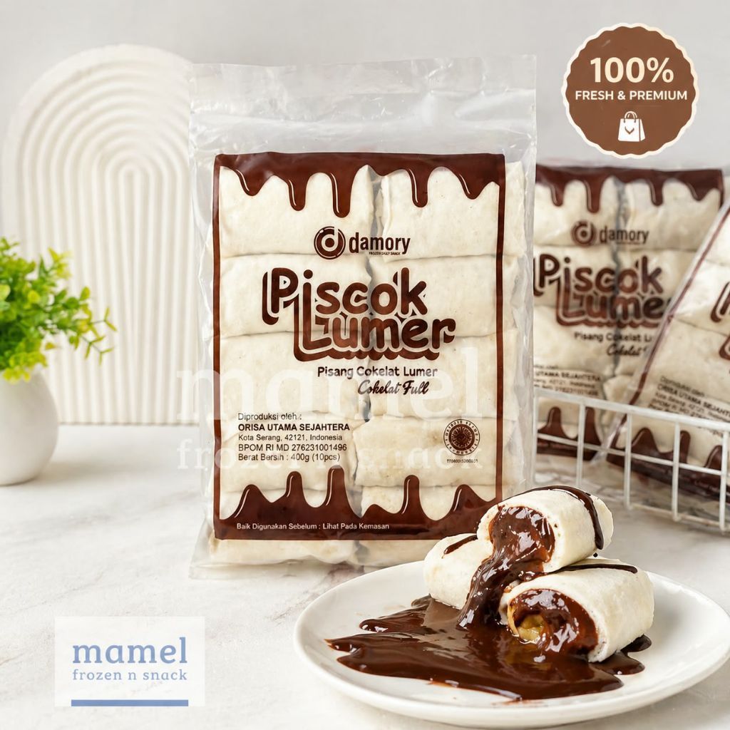 Piscok Lumer Damory Pisang Coklat Isi 10pcs