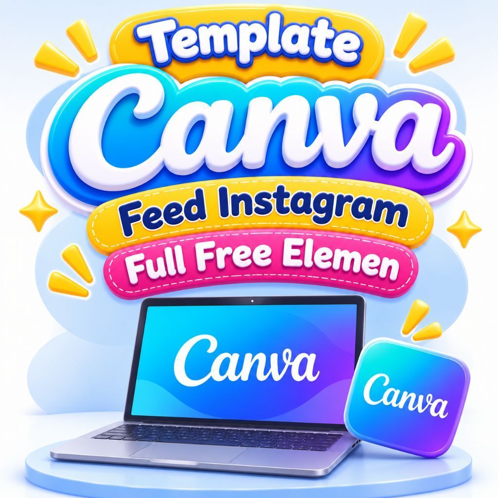 50 TEMPLATE CANVA FEED INSTAGRAM FULL FREE ELEMEN