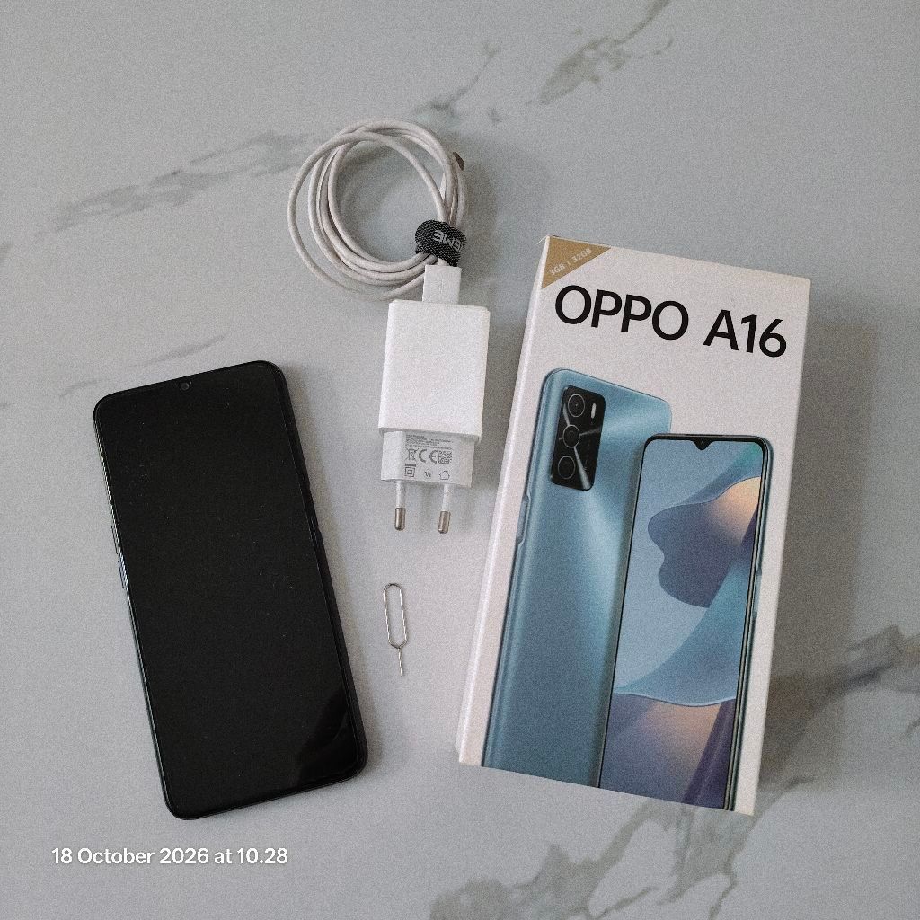 OPPO A16 RAM 3/32 second bekas ori terawat