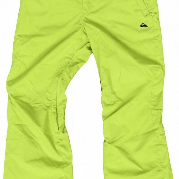 QUICKSILVER MEN'S ESTATE GEITER PT GREEN LIME SKI PANTS CELANA PANJANG PRIA HIKING TREKKING TRAVELIN