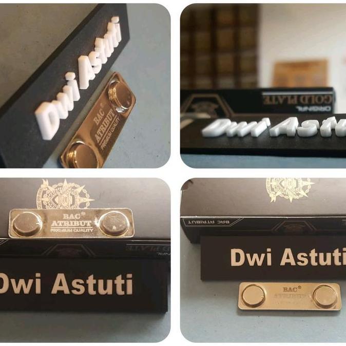 New - Name Teg Timbul | Nama Timbul | Papan Nama Akrilik