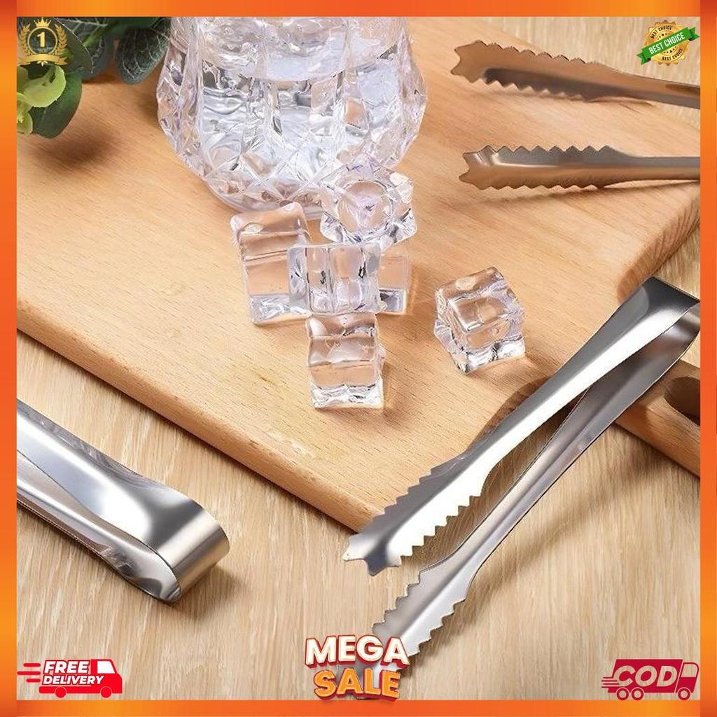 Capitan Es Batu Stainless Steel / Penjepit Mini Es Batu Kue Stainless Steel / Capitan Mini Es Batu