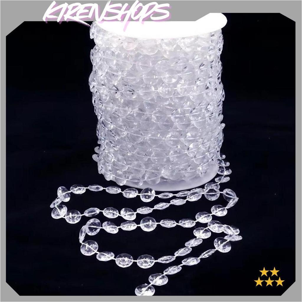 READY Tirai Manik Manik Tirai Kristal Akrilik Beads Curtain Dekor Tirai Dekorasi Pintu Cod