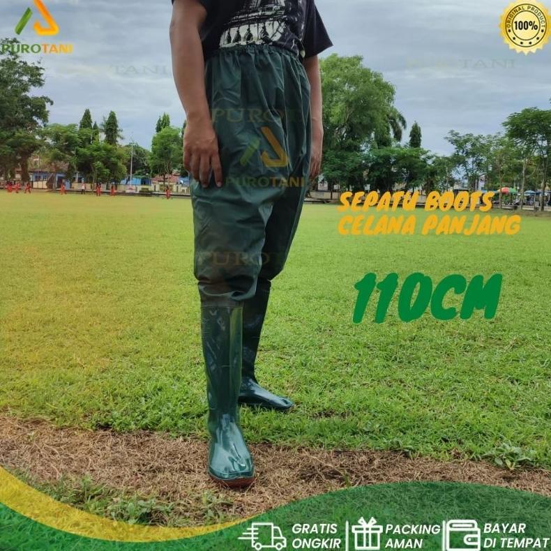 Sepatu Boots Celana Petani Sawah Panjang 110 Cm Boot Sepinggang Sepatu Sawah Boot Karet Sawah