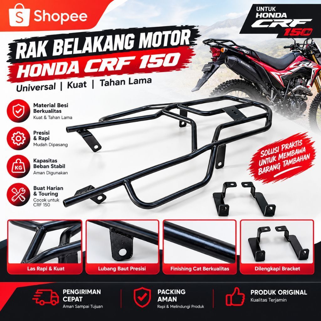 Rear Rack CRF 150 / Behel Box CRF 150