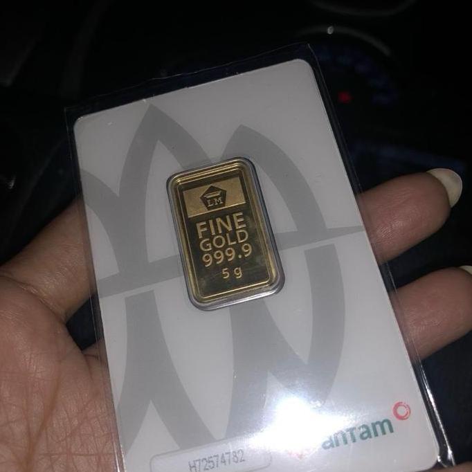 Terlaris Emas Batangan (Fine Gold) Merek Antam 5 Gram