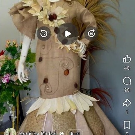 BAJU ANYAMAN TIKAR DAN KARUNG GONI