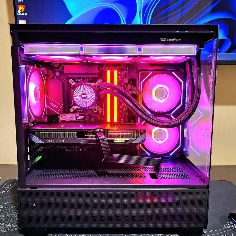 PC Gaming Ryzen 5 7600X RX 9060XT 16GB Siap Gaming AAA