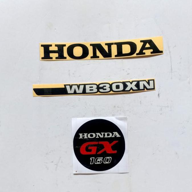 ___] Stiker Honda GX160 pompa air