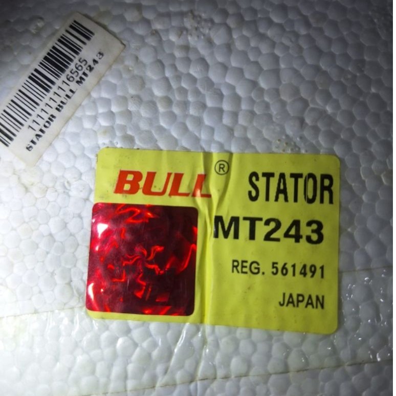 stator cut off mt 243 mt243 merk bull
