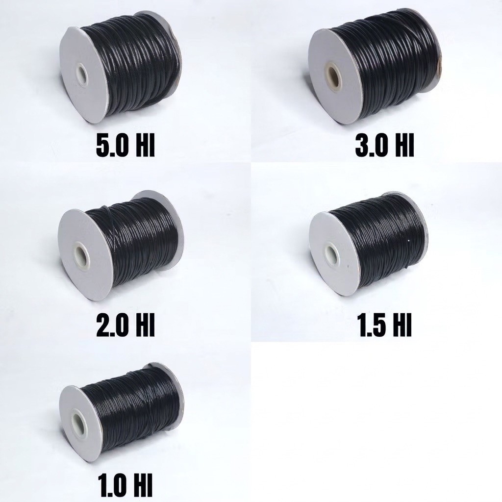(Per Meter) Tali Korea 1mm 1.5mm 2mm - Tali Korea Anti Air Per Meter - Tali Korea - Gelang Tali Hita