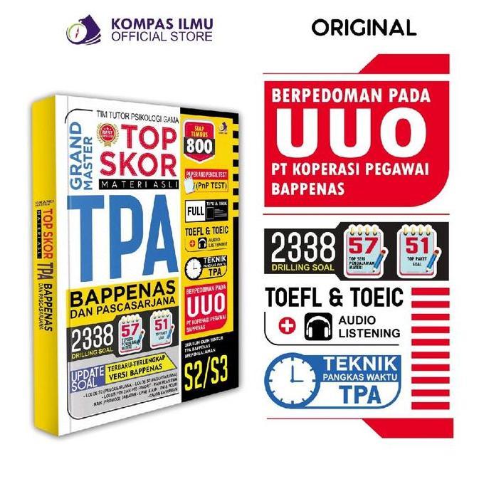 Abarana.grosir - buku TPA Pascasarjana TPA Bappenas | GRAND MASTER TOP SKOR TPA BAPPENAS DAN PASCASA
