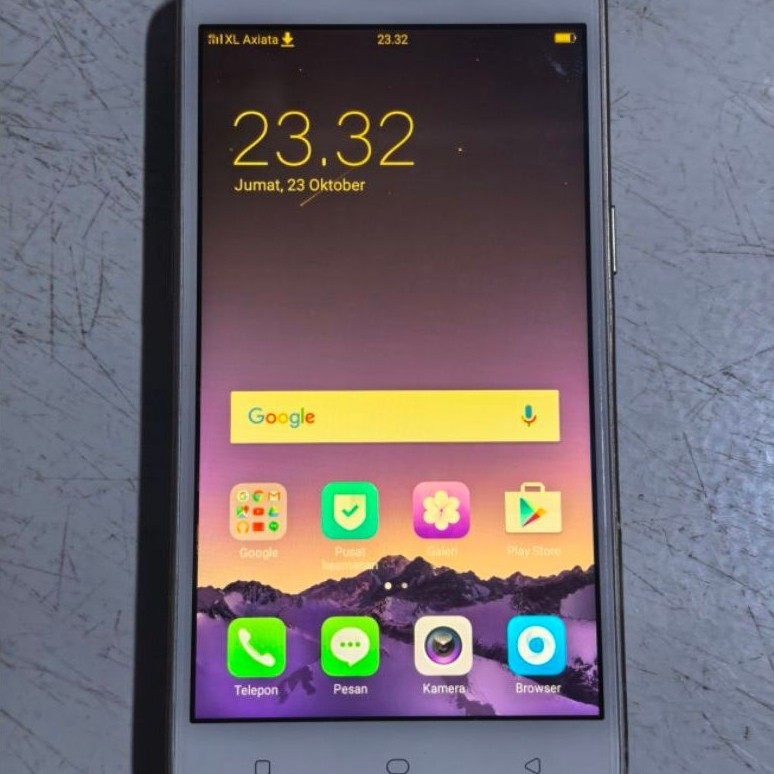 OPPO A37f (gold) - hp minus bisa pakai