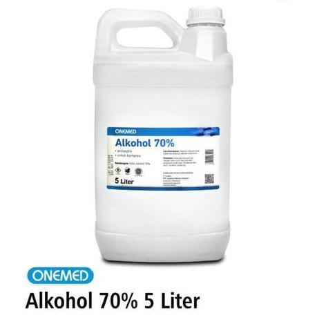 ONEMED | Alkohol 70% 5 Liter | Alkohol Antiseptik | Alkohol Luka