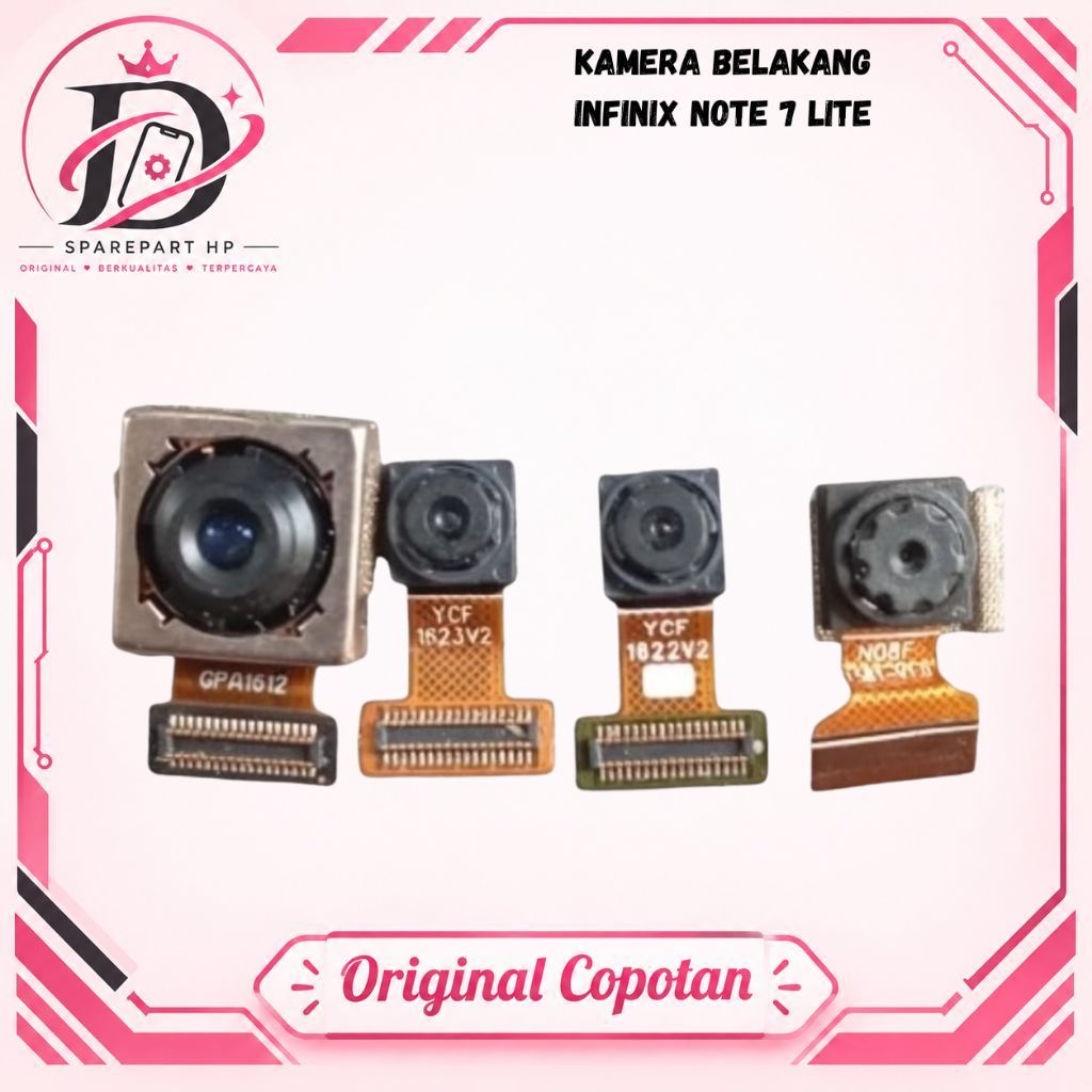 Kamera Belakang Infinix Note 7 Lite ( x656 ) second Copotan