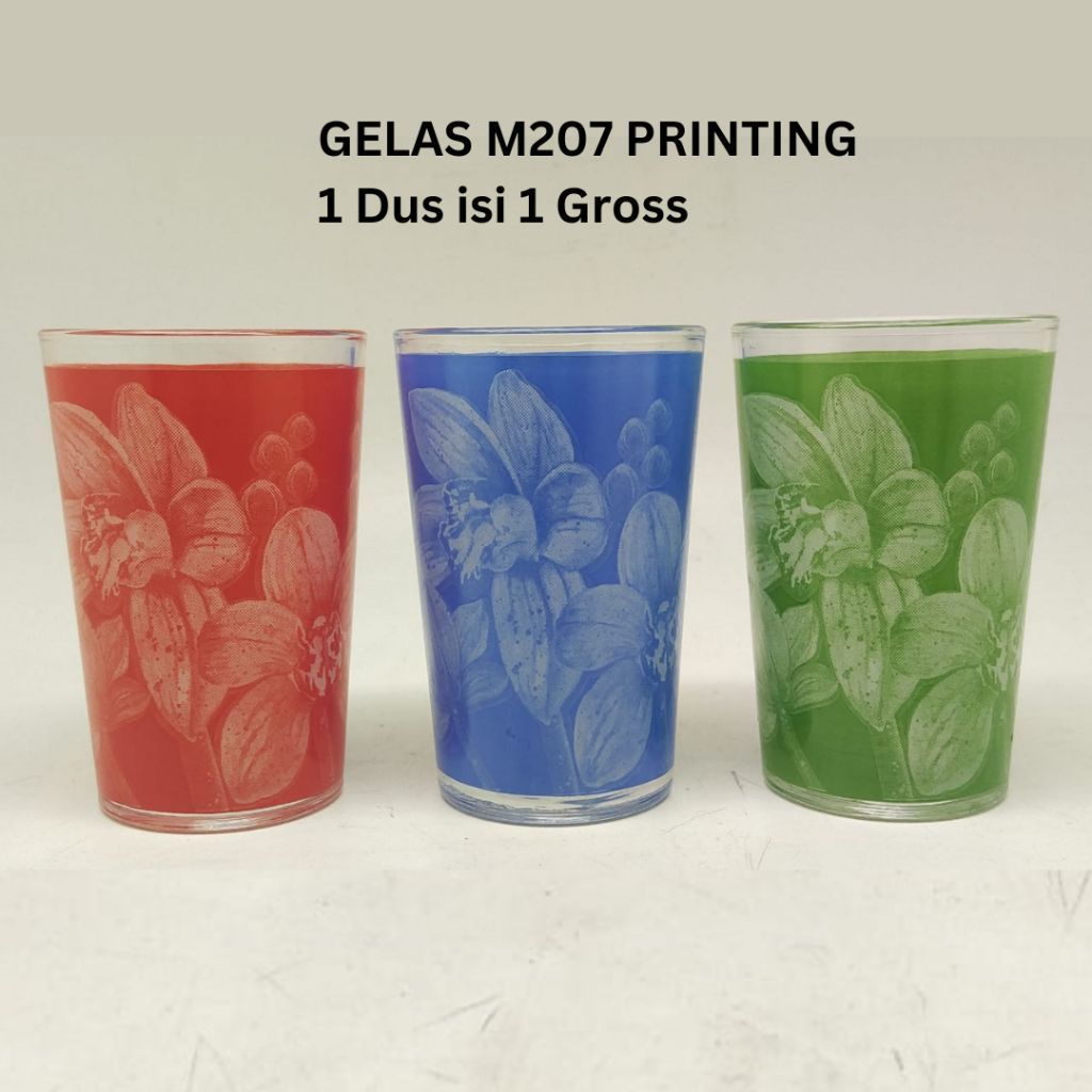 GELAS KECIL 208 B (1 LUSIN) - GELAS KACA
