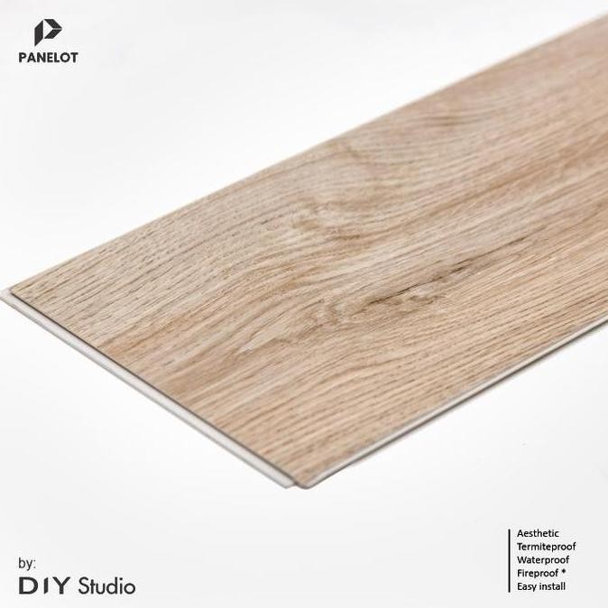 Panelot spc floor | lantai spc | parkit | DIY Studio | lantai motif kayu