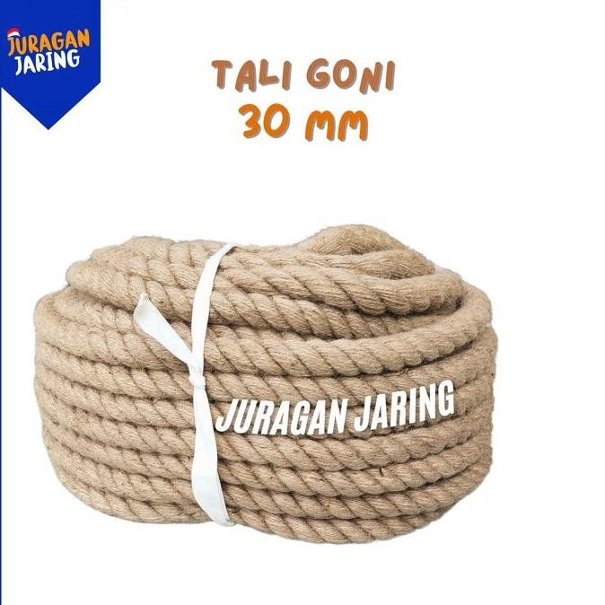 

Tali Tambang Goni 0 mm Dadung Besar PER METER untuk dekorasi, angkat barang maupun tali ik tambang