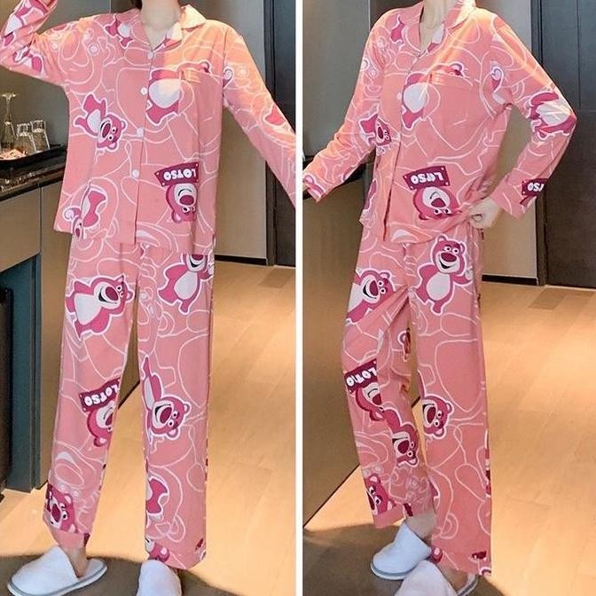 Df95 - Piyama Lotso Baju Tidur Lotso Premium Piyama Premium Piyama Tidur