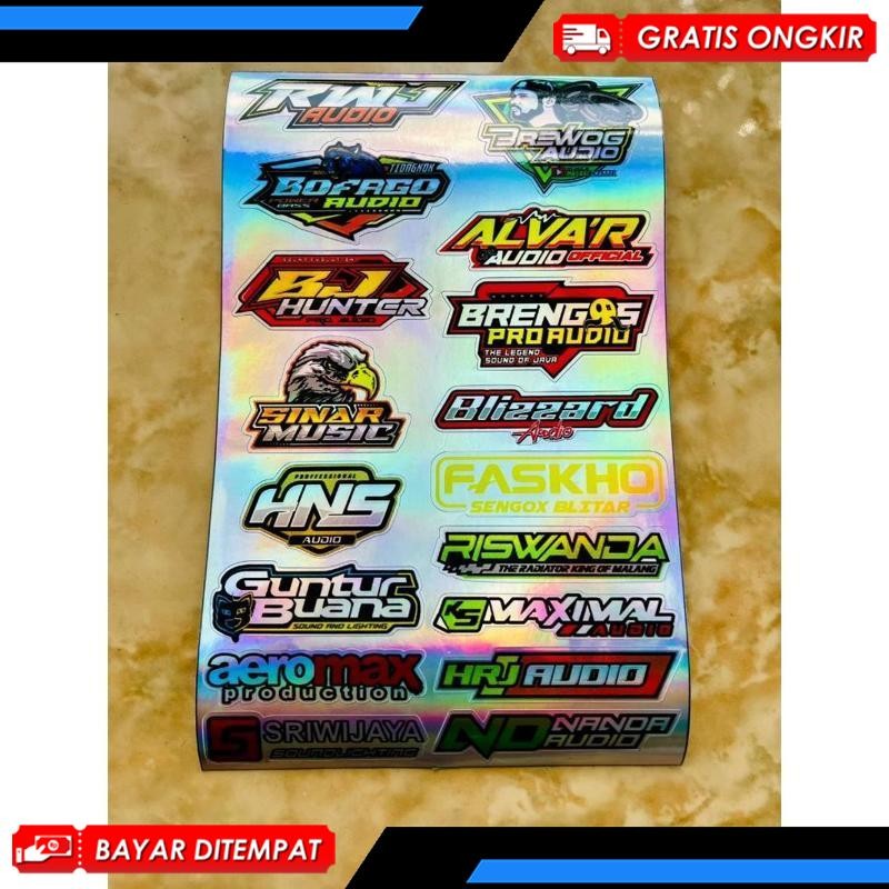 

Desain Baru STIKER HOLOGRAM SOUND SYSTEM CUTTING ISI 17 | Viral Kekinian Terbaru 2025 RK-02