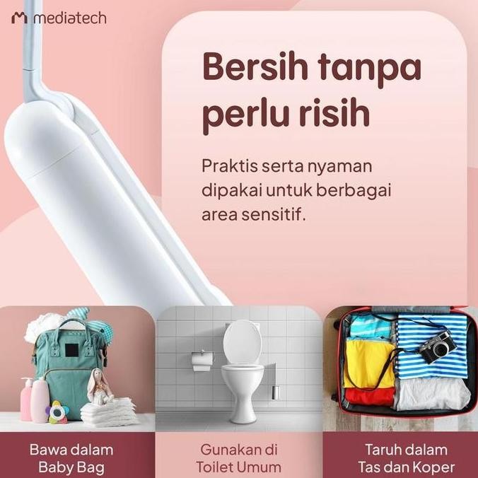 Mediatech Travel Bidet Electric / Jet Washer Portable