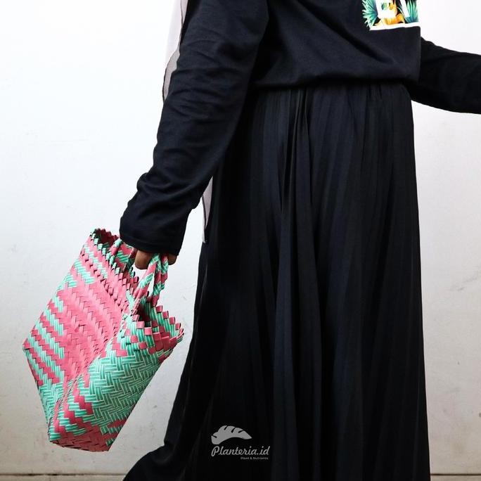 

Tas Hampers Motif Classic Tas Hampers Anyaman By Planteria Allshop