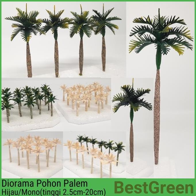 Pohon Maket Palm Miniatur Pohon