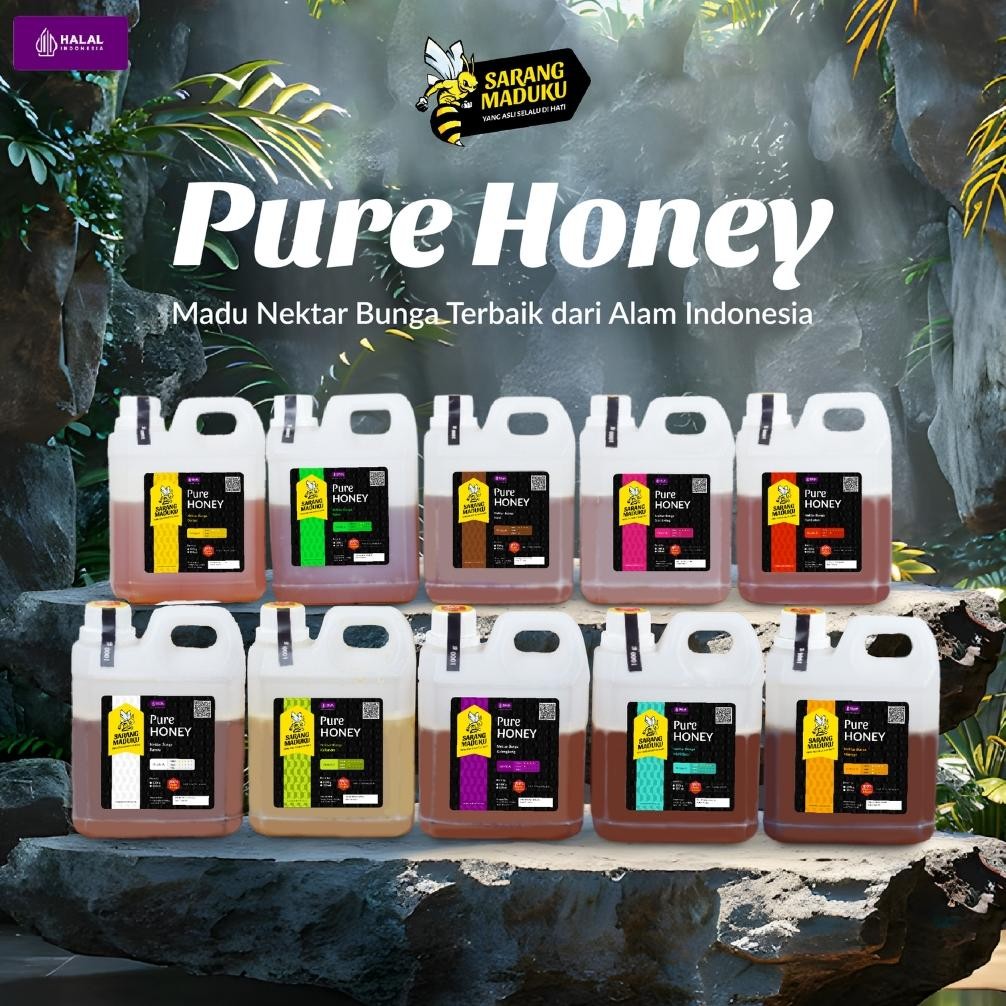 

(Terbaru) Sarang Maduku Madu Asli Madu Murni Madu Asli 100% Tanpa Campuran Raw Honey (Terlaris)