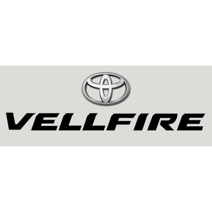 {{{{{{] EMBLEM VELLFIRE 2 DIMENSION STAINLESS STEEL CHROME HANDMADE