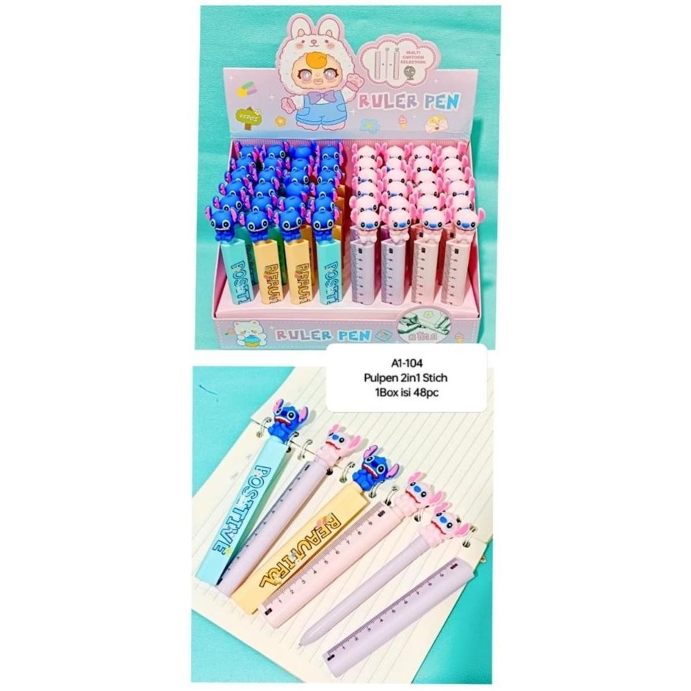 

1 BOX PEN STITCH 2 IN 1 PENGGARIS ISI 48