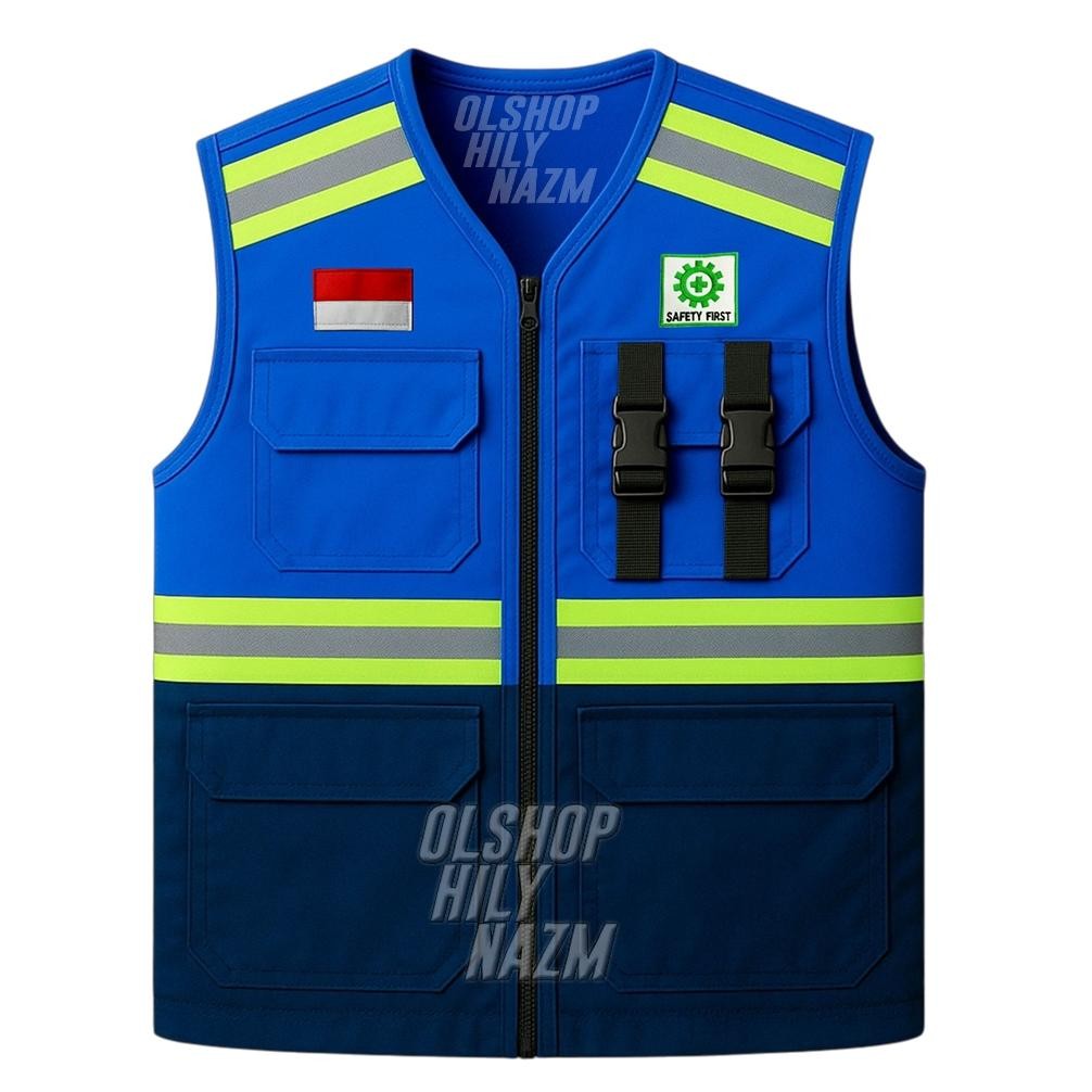 Rompi safety first HijauRompi LapanganRompi tambang
