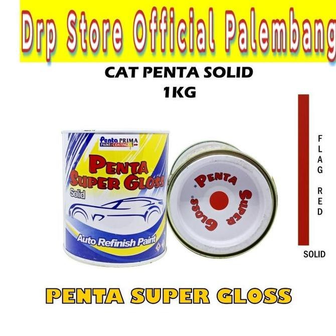 +++++] PENTA FLAG RED 1Kg - cat merah penta 1kg - cat penta merah - cat penta red - cat mobil merah 