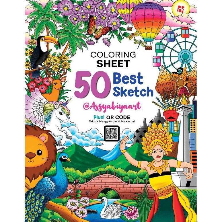 

Buku Coloring Sheet 50 Best Sketch Assyabiyaart