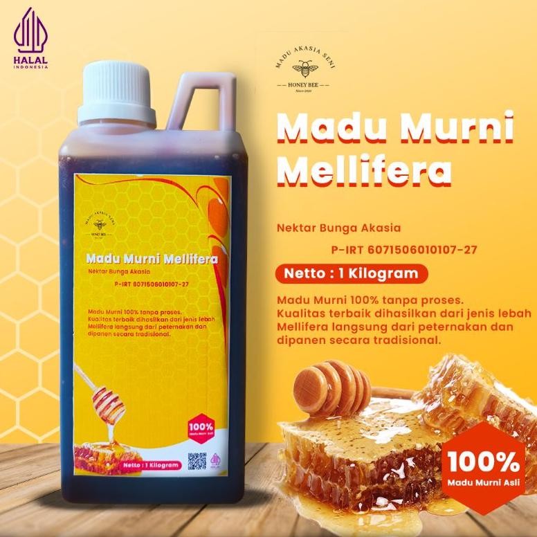 

(Terbaru) MADU AKASIA Madu Murni Asli Nektar Bunga Akasia 1kg madu asli 100% Manis (Terlaris)