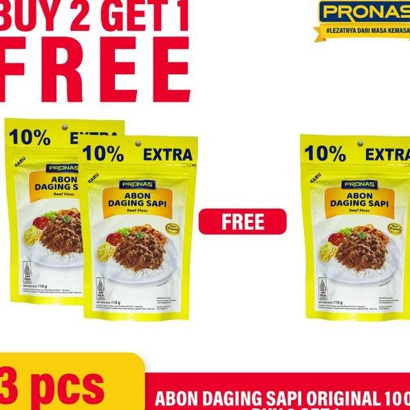 

Pronas Abon 100 Gr Buy 2 Get 1