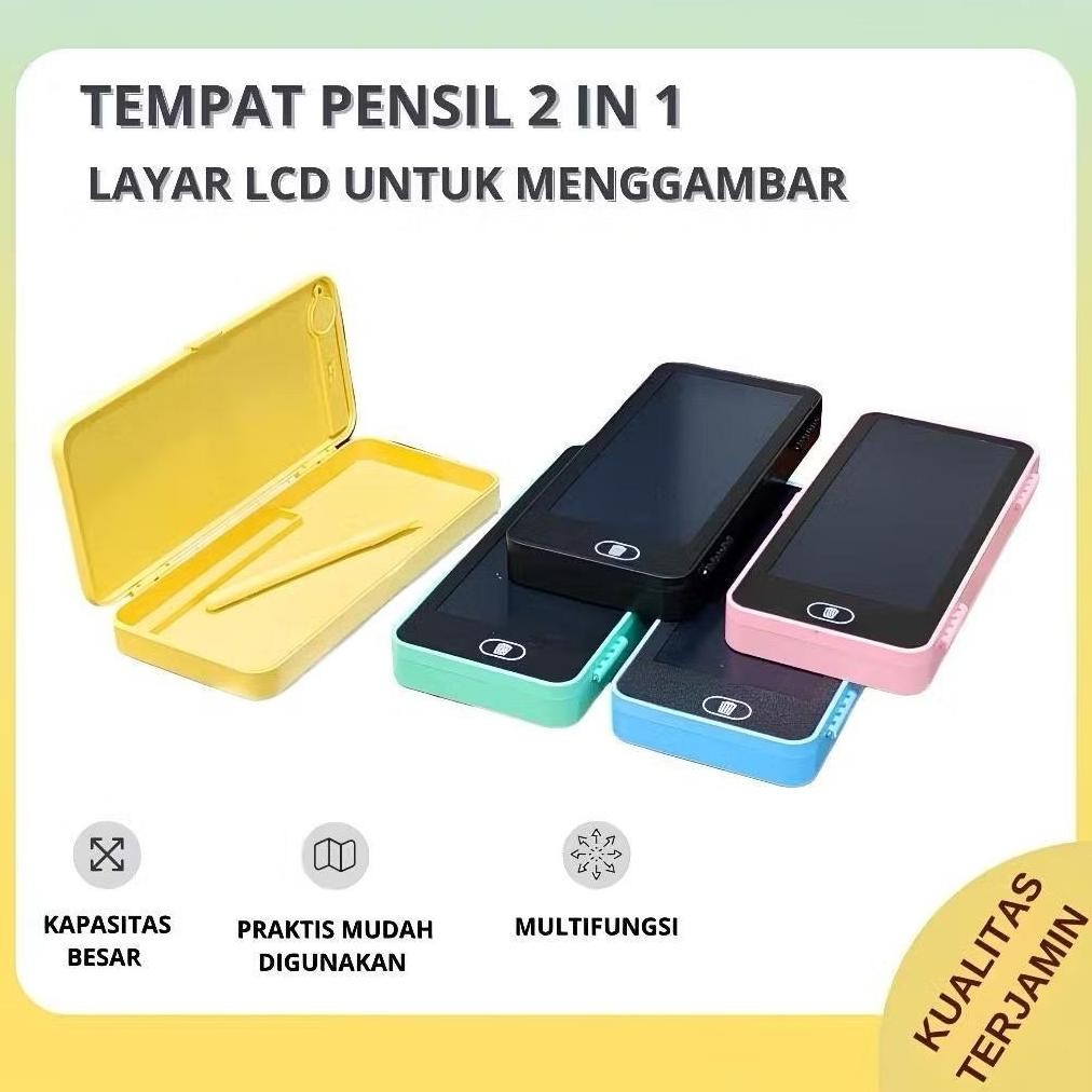 

Diskon Mck- Naf- Kotak Pensil Case Kalkulatorlcd Writing Drawing Box Case Ukuran Besar Pencil Drawing Pad Edukasi 2In1 Original