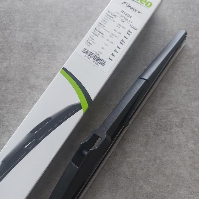 Wiper Belakang Mobil VALEO First Rear Wiper 12 Inch 14 Inch Lock 2 Lock 3 R12D2 H306 R12D4 H307 R14D