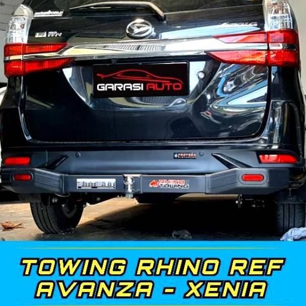 Tanduk Belakang Towing Bar Mobil Avanza Xenia Original Bumper Guard Rhino Besi Tebal - High Quality