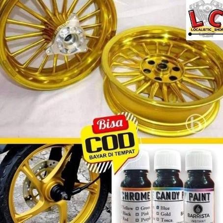 Cat Logam Pewarna logam Permanen instan Candy Chrome instant Cat Oles paling laris